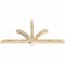 Ekena Millwork Redmond Rough Sawn Timber Gable Bracket, Douglas Fir, 84"W x 42"H x 4"D x 4"F, 12/12 Pitch GBW084X42X0404RED00RDF - alternate 2
